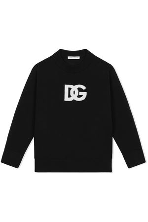 Black wool jumper DOLCE E GABBANA KIDS | L4KWD4JBVW5S9000